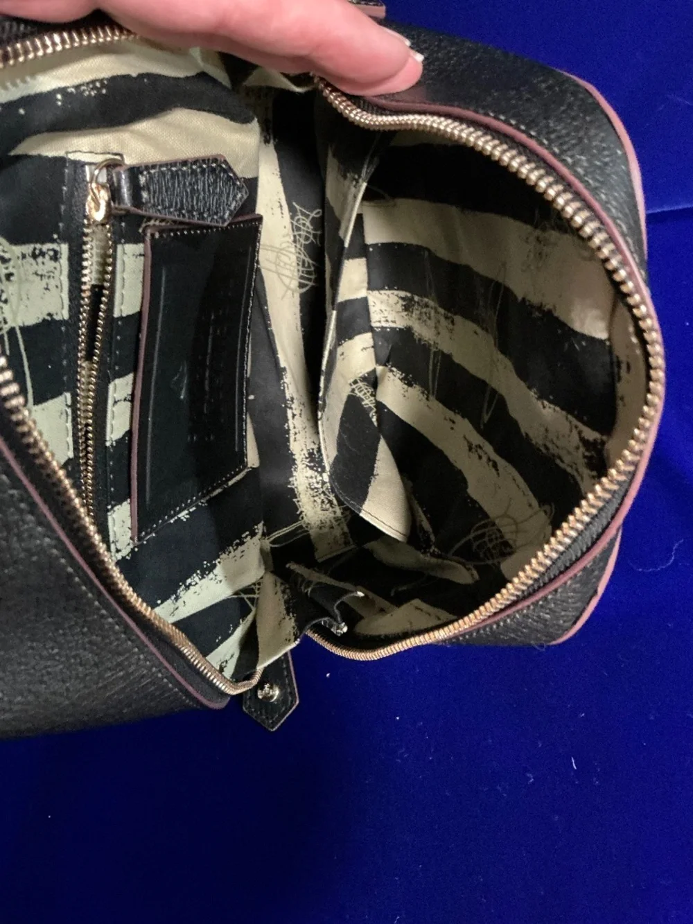 Vivienne Westwood mini black leather backpack - Picture 5 of 8